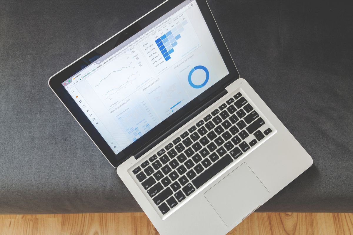 Tableau de bord d'analyse du trafic d'un site lors d'un audit SEO